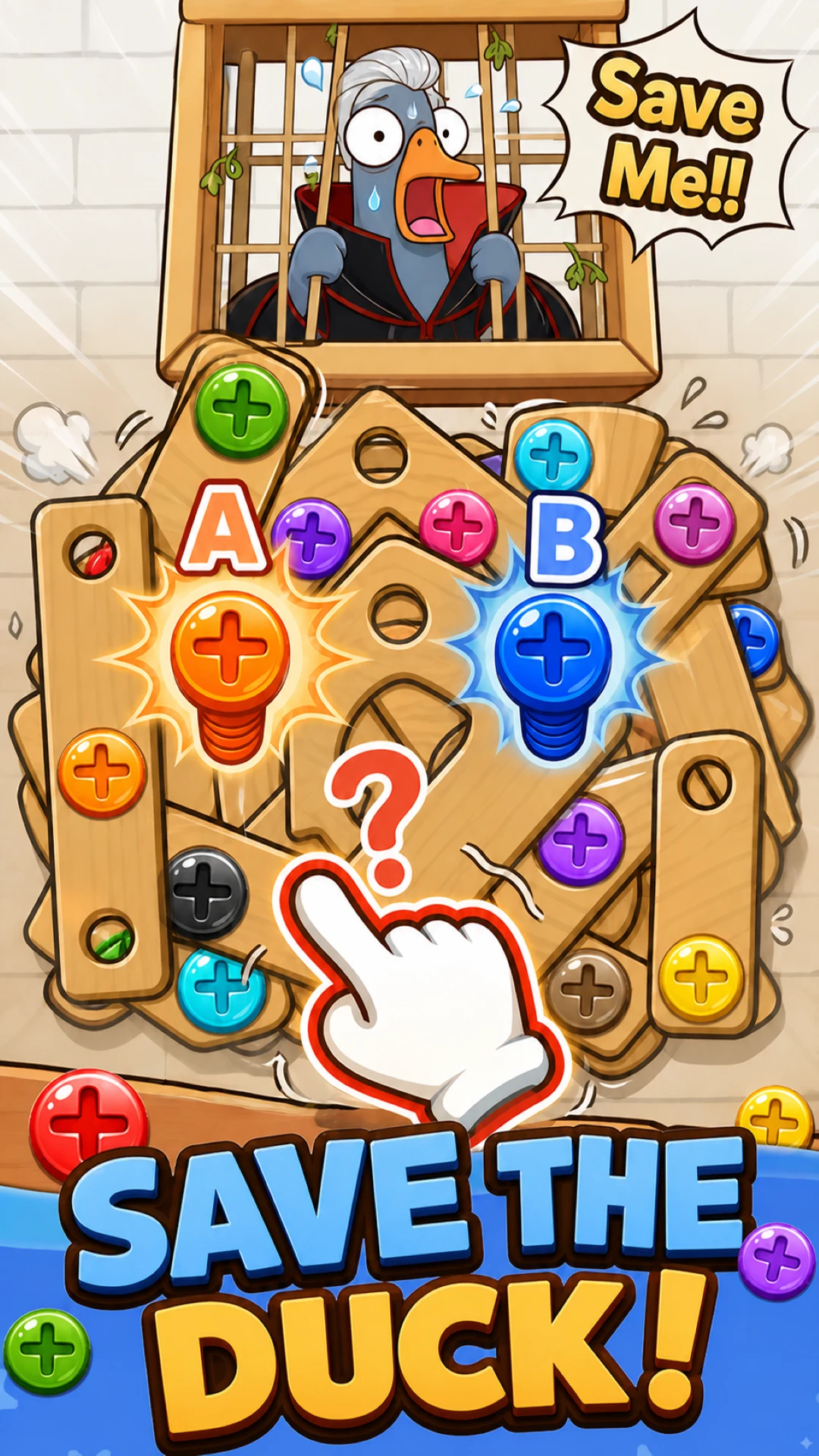 Screw Drop: Save the Duck screenshot